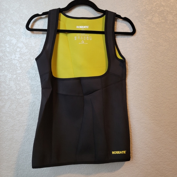 NWOT Roseate Shaper Vest Hot Sweat Workout Tank - Picture 2 of 7